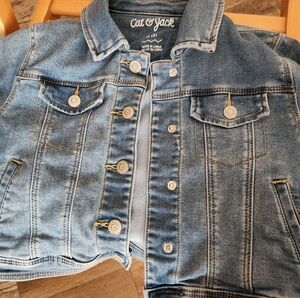 Cat & Jack Girl's Light Blue Denim Jacket